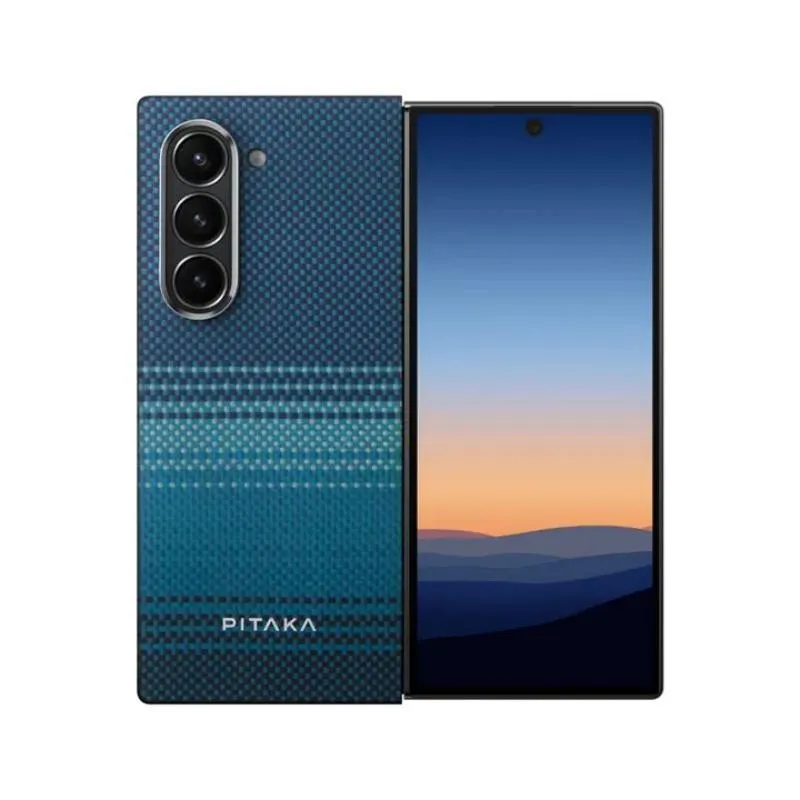 Pitaka MagEZ Case 5 Tactile Woven Case for Galaxy Z Fold 6 -Moonrise 1500D