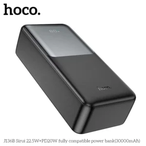 Hoco J136B 30000mAh 22.5W Power Bank - Black