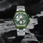 Naviforce 8051 CH - Silver Green - Image 6