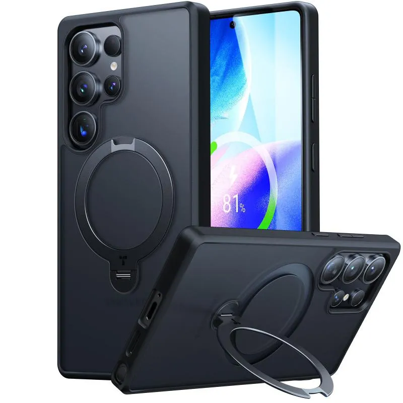 TORRAS 360° Spin Stand MagSafe Case for Samsung S25 Ultra
