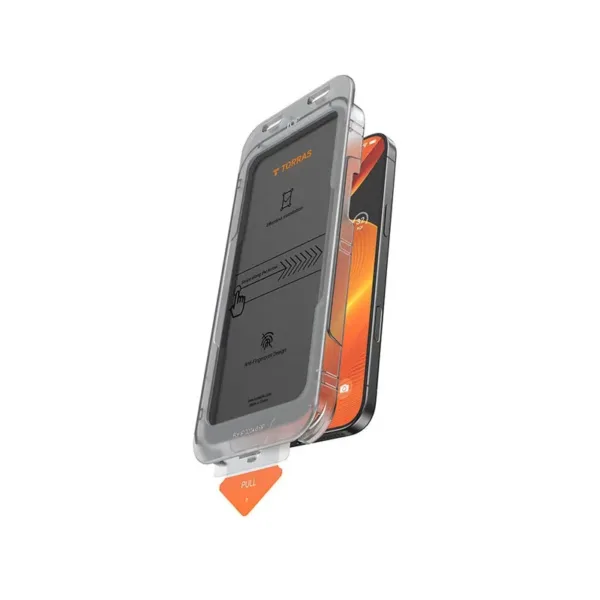 TORRAS Install Master Privacy Screen Protector for iPhone 16 Pro & 16 Pro Max