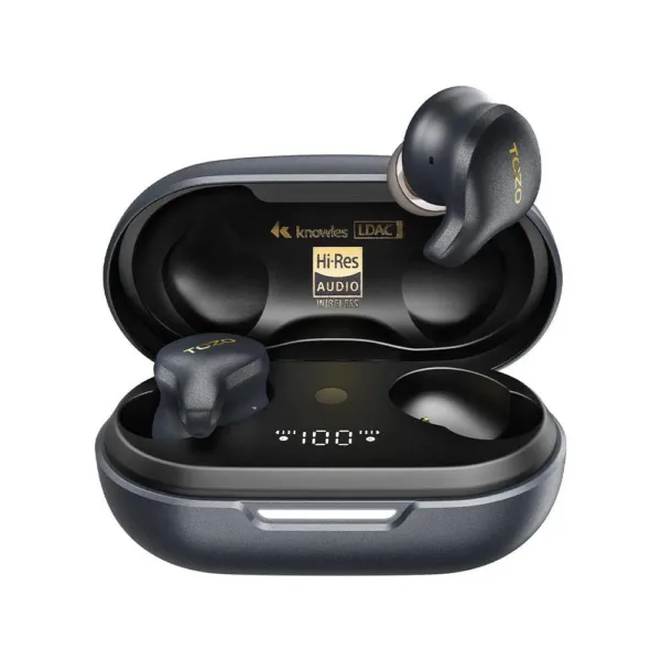 TOZO Golden X1 Wireless Earbuds with Balanced Armature Driver and Hybrid Dynamic Driver