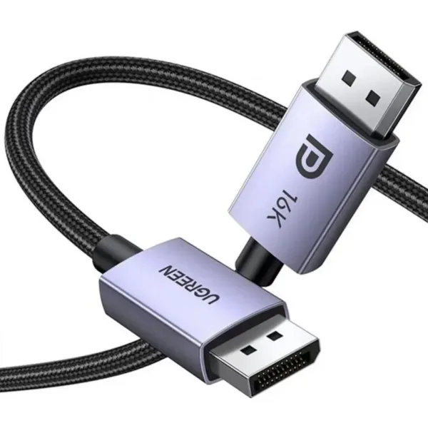 UGREEN DP118 (15384) VESA Certified 16K DisplayPort 2.1 Cable – 2M