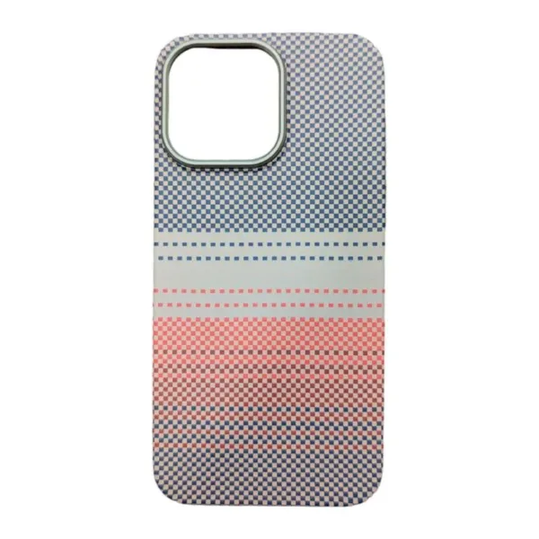 Ultra-thin Sunset Pure Carbon Fiber Magnetic Phone Case For iPhone