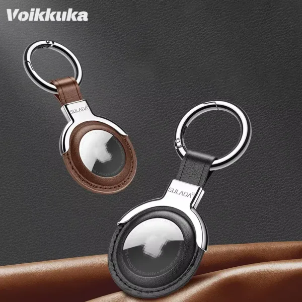 Voikukka Metal Ultra-thin Easy To Disassemble Keychain for AirTag