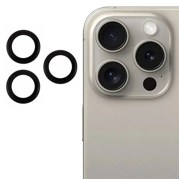 X-LEVEL iPhone 15 Pro 15 Pro Max AR Spotlight Series Camera Lens Protector